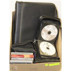 BOX W/OVER 125 MUSIC CDS - ROCK, POP,