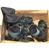Image 1 : BOX W/TWO PAIRS OF ENKOR ROLLER BLADES,