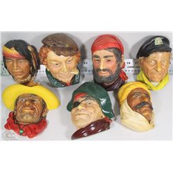 SET OF SEVEN THE CORSAIR BY LEGEND PRODUCTS