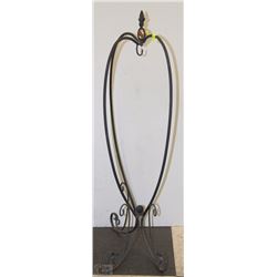 BLACK METAL 3 FOOTED PLANT STAND , FOLDS FOR EASY