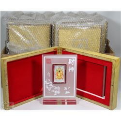 FLAT OF 12 ELECTROPLATED COIN SETS