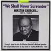 Image 1 : WINSTON CHURCHILL "WE SHALL NEVER SURRENDER"