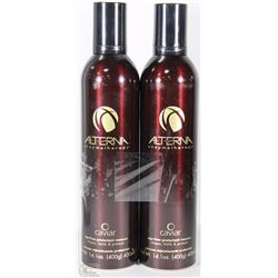 2 BOTTLES OF ALTERNA AGE-FREE PROTECTANT MOUSSE
