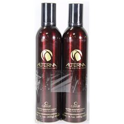 2 BOTTLES OF ALTERNA AGE-FREE PROTECTANT MOUSSE