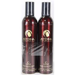 2 BOTTLES OF ALTERNA AGE-FREE PROTECTANT MOUSSE