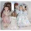 Image 1 : FLAT OF VINTAGE PORCELAIN DOLLS