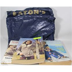 PAIR OF EATONS CATALOGS 1975-76 SUMMER, WINTER,