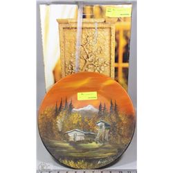 DECORATIVE TABLE TOP FOUNTAIN WITH HAND PAINTED