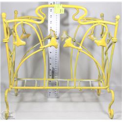 VINTAGE METAL NEWSPAPER RACK