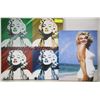 Image 1 : PAIR OF MARILYN MONROE STRETCHED CANVAS ARTWORK
