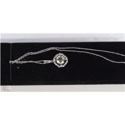 CANADIAN CERTIFIED 2.12CT DIAMOND PENDANT NECKLACE
