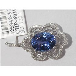 #1-14K GOLD TANZANITE(2.40CT) & DIAMOND(0.30CT)