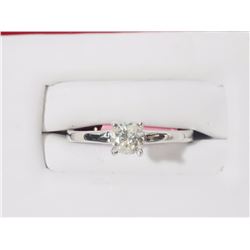 #13-14K GOLD DIAMOND(0.38CT) SOLITAIRE RING