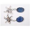 Image 1 : #14-10K GOLD SAPPHIRE(2.30CT) EARRINGS