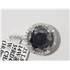 Image 1 : #18-14K GOLD BLACK DIAMOND(3.75CT) & WHITE