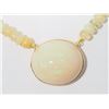 Image 1 : #19-14K GOLD OPAL(18.75CT) NECKLACE