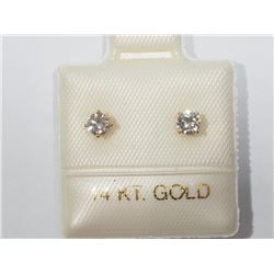 #20-14K GOLD DIAMOND(0.23CT) EARRINGS