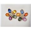 Image 1 : #32-14K GOLD FANCY COLOUR SAPPHIRE(5.50CT) &