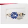 Image 1 : #43-10K GOLD TANZANITE(3.20CT) & DIAMOND(0.62CT)