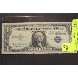 US 1957A SERIES BLUE SEAL $1 BILL