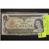 Image 1 : CANADIAN ASTERISK $1 BILL 1973-REPLACEMENT NOTE