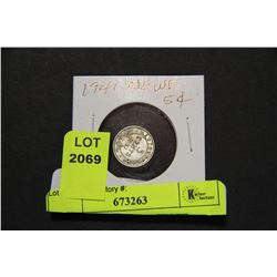 1941 NEWFOUNDLAND SILVER SMALL NICKEL