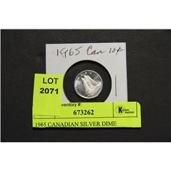 1965 CANADIAN SILVER DIME