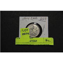 1964 CANADAIN SILVER QUARTER