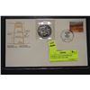 Image 1 : ALBERTA 75TH ANNIVERSARY COVER & COIN 1905-1980
