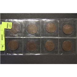 CANADA LARGE CENTS SET 1912-1920