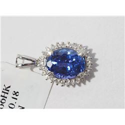 #52-14K GOLD TANZANITE(2.82CT) & DIAMOND(0.18CT)