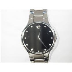 #53-MOVADO DIAMOND MUSEUM WATCH (LIKE NEW)