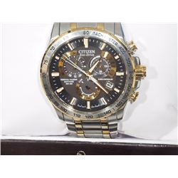 #62-CITIZEN ECO-DRIVE MEN'S PERPETUAL CHRONO A-T