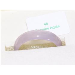 #48-GENUINE PURPLE AGATE RING
