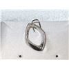Image 1 : #16-STERLING SILVER DIAMOND PENDANT