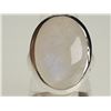 Image 1 : #11-STERLING SILVER LARGE MOONSTONE RING