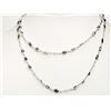 Image 1 : #36-STERLING SILVER SAPPHIRE (25.0CT) NECKLACE