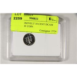 2005 S ROOSEVELT 10 CENT DCAM GEM PROOF COIN