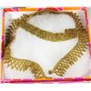Image 1 : GOLD BED FASHION NECKLACE & BRACELET SET