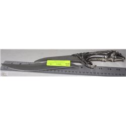 EGYPTIAN CARVED BIRD DOUBLE EDGE DECORATIVE KNIFE