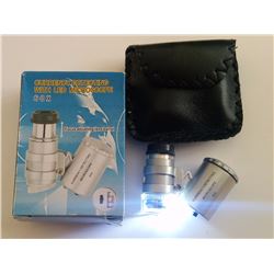 60X MAGNIFIER W/LED MICROSCOPE