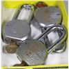 Image 1 : BOX OF 3  #930 SOLID STEEL MASTER LOCKS WITH KEYS