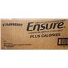 Image 1 : CASE OF 24 ENSURE MEAL REPLACEMENT STRAWBERRY