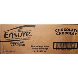CASE OF 24 ENSURE MEAL REPLACEMENT CHOCOLATE