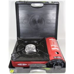 PORTABLE CAMPING PROPANE STOVE WITH CASE