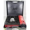 Image 1 : PORTABLE CAMPING PROPANE STOVE WITH CASE
