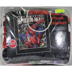SPIDERMAN PLUSH TWIN SIZE BLANKET