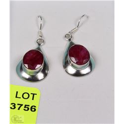 #8 NATURAL ENHANCED RUBY .925 STERLING SILVER
