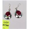 Image 1 : #8 NATURAL ENHANCED RUBY .925 STERLING SILVER