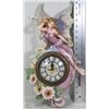 Image 2 : SWALLOWTAIL BUTTERFLY 18"H WALL CLOCK